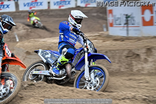2019-02-10 Mantova - Internazionali di Motocross 00650 125cc 48 Nicolo Mancin